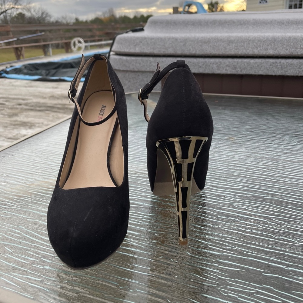 Back platform heels - Picture 3 of 4